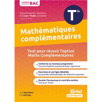 Enseignement optionnel mathématiques complémentaires terminale