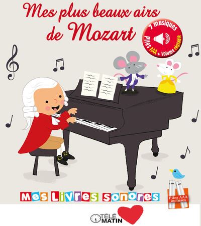 Mes plus beaux airs de Mozart, Livre sonore