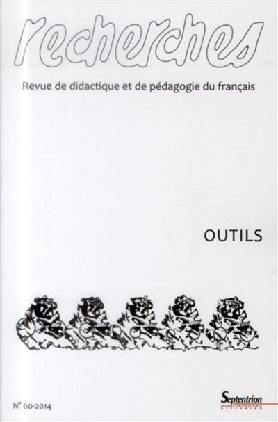 Recherches, n° 60/1er semestre 2014 -  PU Septentrion - broché