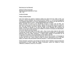 Sale temps pour les Allemands - Werner Schneider,