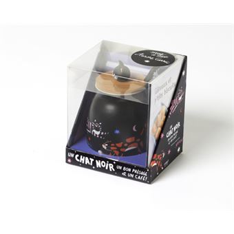 Coffret Mug une pause chat noir