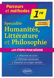 Spécialité Humanités, Littérature et Philosophie - Première - nouveaux programmes