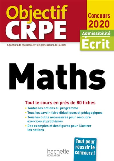 Maths fiches admissibilite ecrit