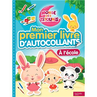 Titounis - Mon premier livre d'autocollants - À l'école