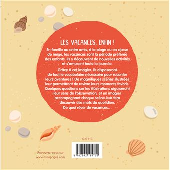 Mon imagier des vacances