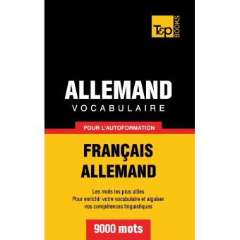 Vocabulaire français allemand pour l'autoformation - 1