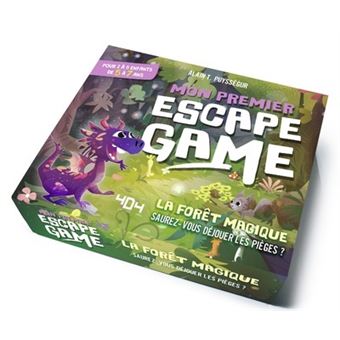 Mon premier escape game : La Forêt magique - Escape game enfant de 2 à 5 joueurs - De 5 à 7 ans