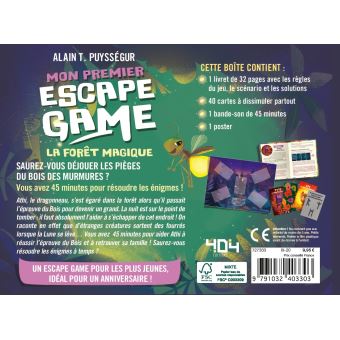 Mon premier escape game : La Forêt magique - Escape game enfant de 2 à 5 joueurs - De 5 à 7 ans