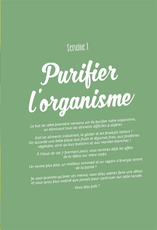 Une semaine de menus détox pour s'alléger - Top Santé