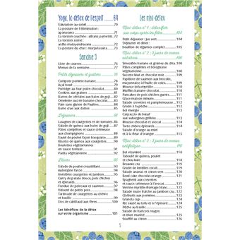 Menus détox