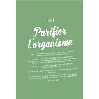 Menus détox