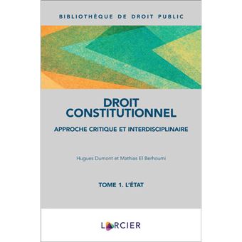 Droit Constitutionnel Approche Critique Et Interdisciplinaire - Broché ...