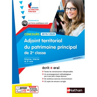 Concours Adjoint Territorial Du Patrimoine Principal De 2eme Classe 2019 2020 N 41 Ifp 2018 Tome 41 Broche Thomas Barris Laurie Descamps Achat Livre Ou Ebook Fnac