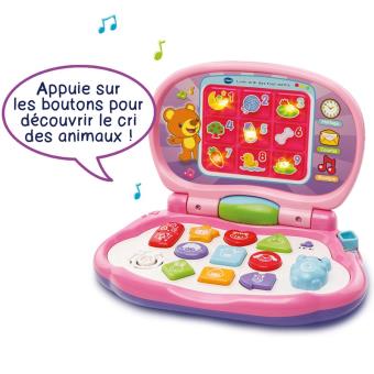 VTech – Baby Ordi Des Découvertes, Ordinateur Bébé, Jouet Éveil – 12/36  Mois – Version FR : : Jeux et Jouets