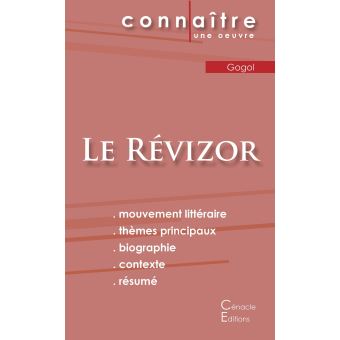 Fiche de lecture Le Révizor de Nicolas Gogol (Analyse littéraire de référence et résumé complet)