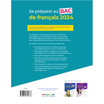 Se préparer au bac de français 2024