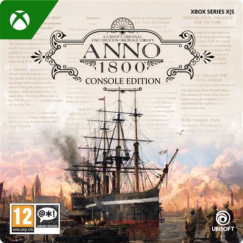 Code de téléchargement ANNO 1800 XBOX series