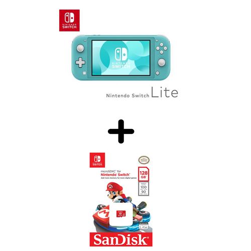 console-portable-nintendo-switch-lite-turquoise-carte-memoire-microsd-sandisk-sdsqxao-128g-gnczn-128-go-rouge-9147145-9179977