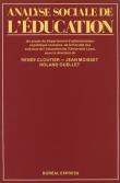 Analysesociale de l'éducation