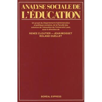 Analysesociale de l'éducation