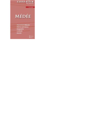 Fiche de lecture Médée (Analyse littéraire de référence et résumé complet)