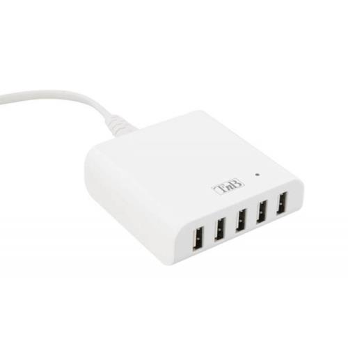 T'NB POWERSTATION 5X USB 8A WHITE