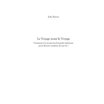 Le Voyage avant le Voyage