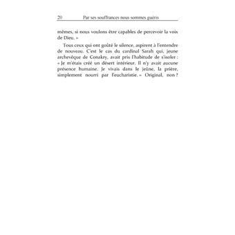 Par ses souffrances nous sommes guéris