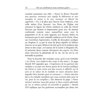 Par ses souffrances nous sommes guéris