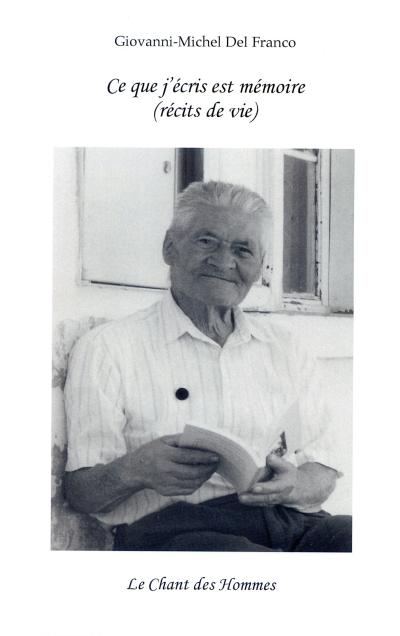 Ce que j'écris est mémoire