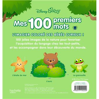 DISNEY BABY - Mes 100 Premiers Mots - La nature