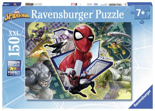 Puzzle 150 pièces XXL Ravensburger Spider-man Amis et ennemis
