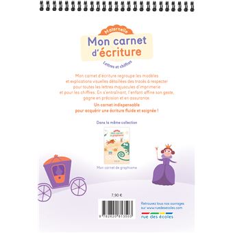 Mon carnet d'écriture - Maternelle