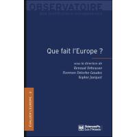Que fait l'Europe ?
