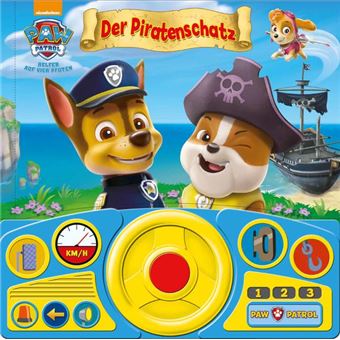 PAW PATROL-LENKRADBUCH MIT BEWEGLICHEM
