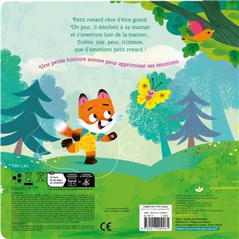 Que d'émotions petit renard ! - livre avec puces