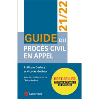 Guide du proces civil en appel 2021 2022