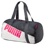 Sac de sport Puma Studio Barrel Noir, gris et rose