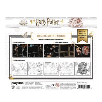 Harry Potter - Cartes à gratter Harry, Hermione, Ron