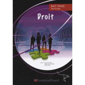 Droit Term STMG Livre De L'élève - Broché - Collectif - Achat Livre | Fnac