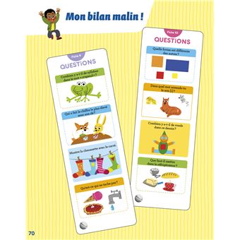 Les incollables - Vive la maternelle avec les incollables - Moyenne section