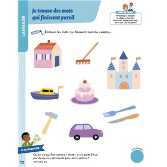 Les incollables - Vive la maternelle avec les incollables - Moyenne section