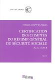Certification des comptes du régime général de sécurite sociale