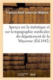 Aperçu sur la statistique et sur la topographie médicales du département de la Mayenne