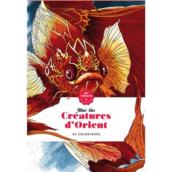 Les minis-blocs d'Art-thérapie Créatures d'Orient