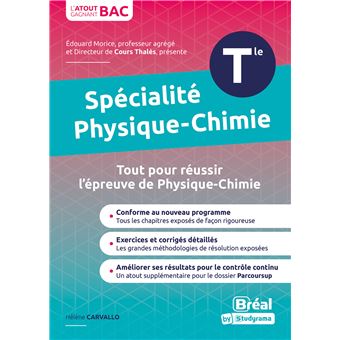 Spécialité Physique-Chimie Tle