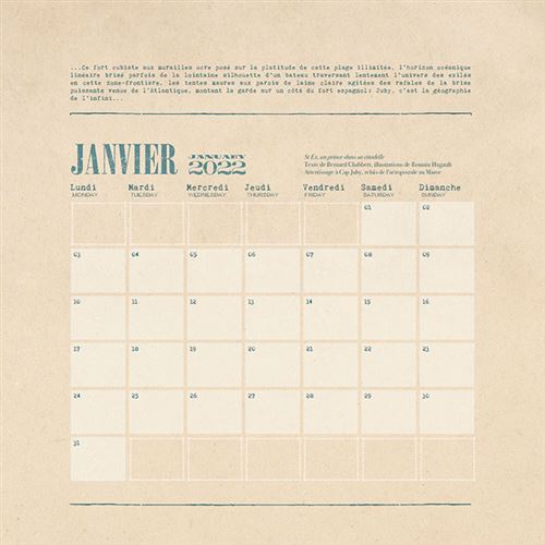 Calendrier Romain 2023 Calendrier Romain Hugault - Les Avions De Saint Exupery - 2022 - Broché -  Romain Hugault - Achat Livre | Fnac