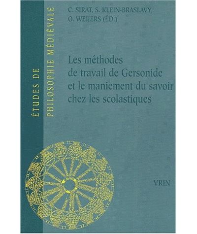 Méthodes de travail de Gersonide et le maniement du savoir