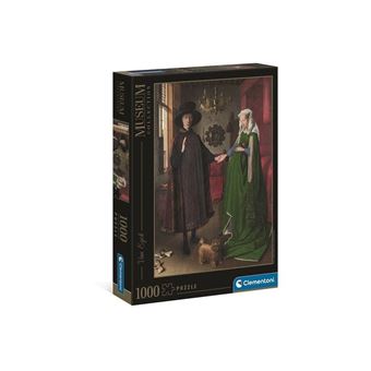 Puzzle 1000 Pièces Clementoni Museum - The Arnolfini Portrait (Portrait Des Arnolfini), Neuf