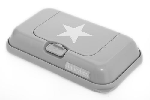 Boîte à lingettes pour bébé Togo Funkybox Freekids Gris avec étoile